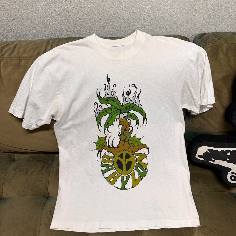 Babylon White Graphic T-Shirt